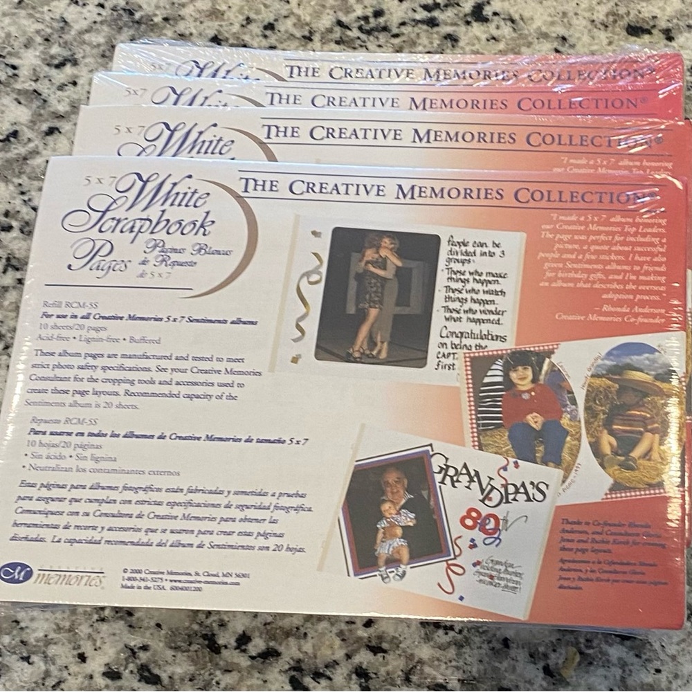 Creative Memories 5x7 Pages